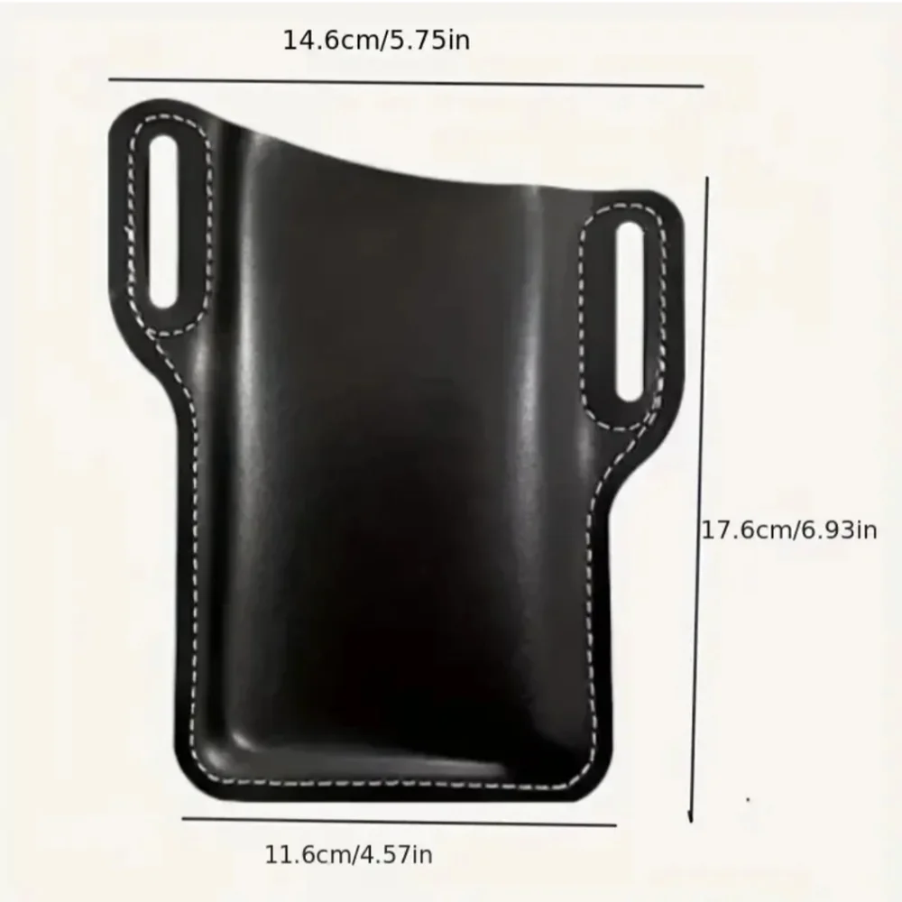 WHITE Cell Phone Belt Sleeve Wallet Holder New 0121